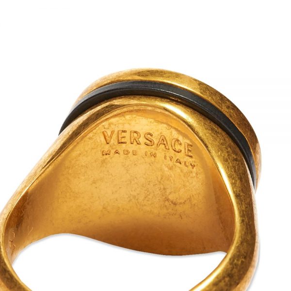 Versace Medusa Head Signet Ring