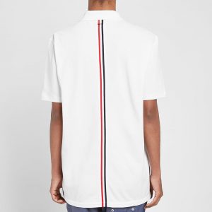Thom Browne Back Stripe Relaxed Fit Polo
