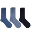 Polo Ralph Lauren Assorted Sock - 3 Pack