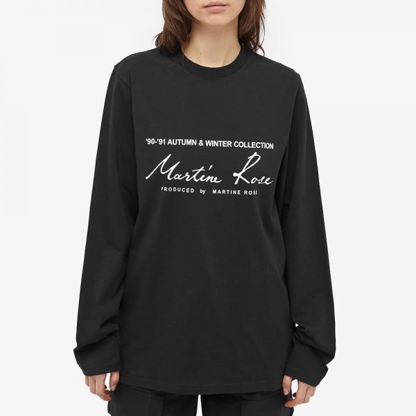 Martine Rose Long Sleeve Classic Logo Top