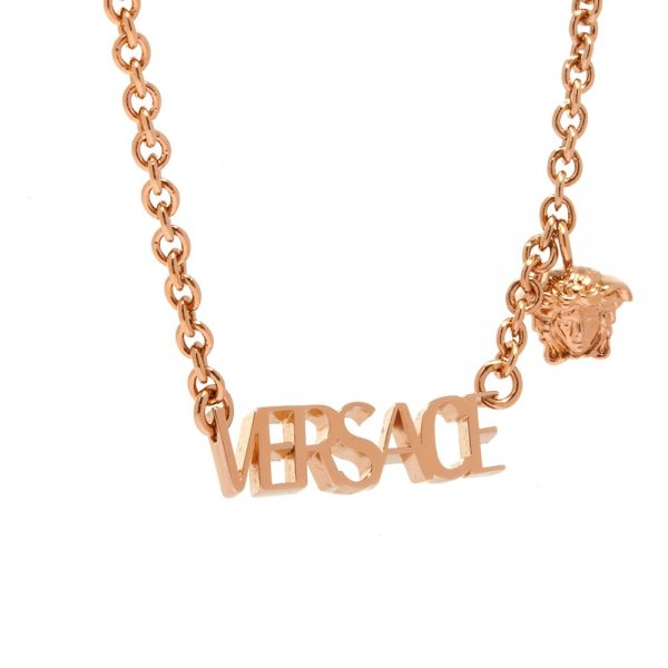 Versace Logo Chain Necklace