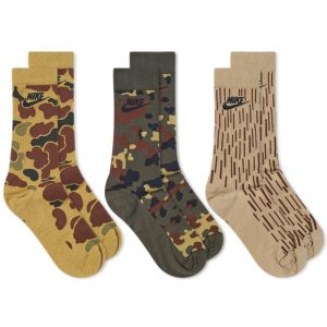 Nike Everyday Essential Camo Sock - 3 Pack