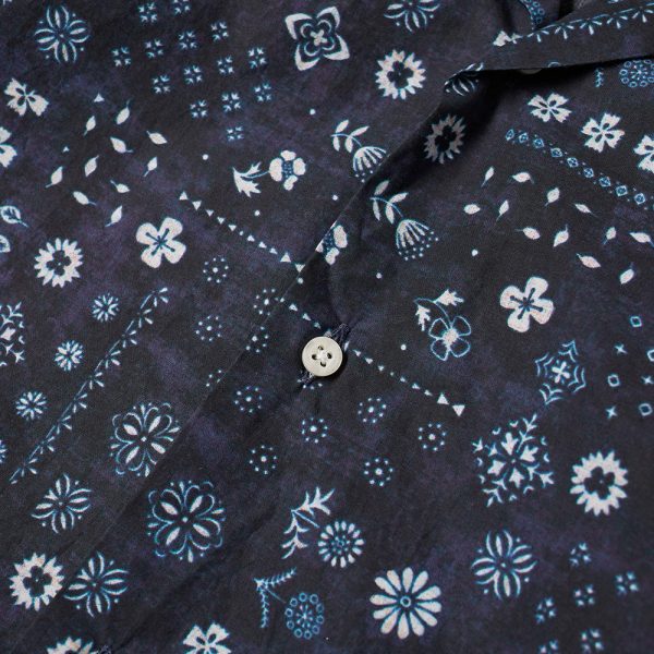 Gitman Vintage Short Sleeve Camp Collar Bandana Shirt