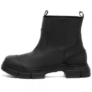 GANNI Recycled Rubber Ankle Boot