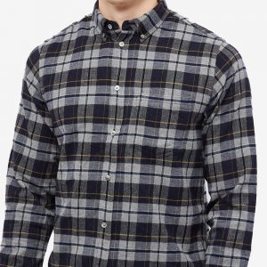 Norse Projects Anton Brushed Flannel Check Button Down Shirt