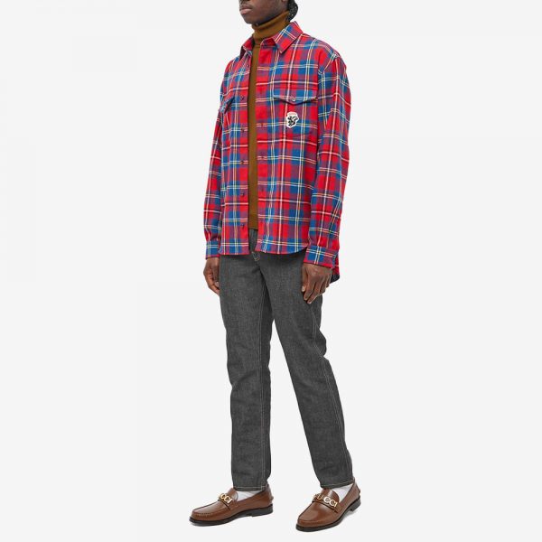 Gucci Checked Logo Flannel Shirt
