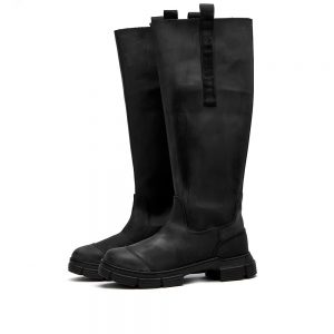 GANNI Recycled Rubber High Leg Boot