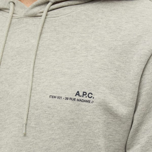 A.P.C. Item Logo Hoody