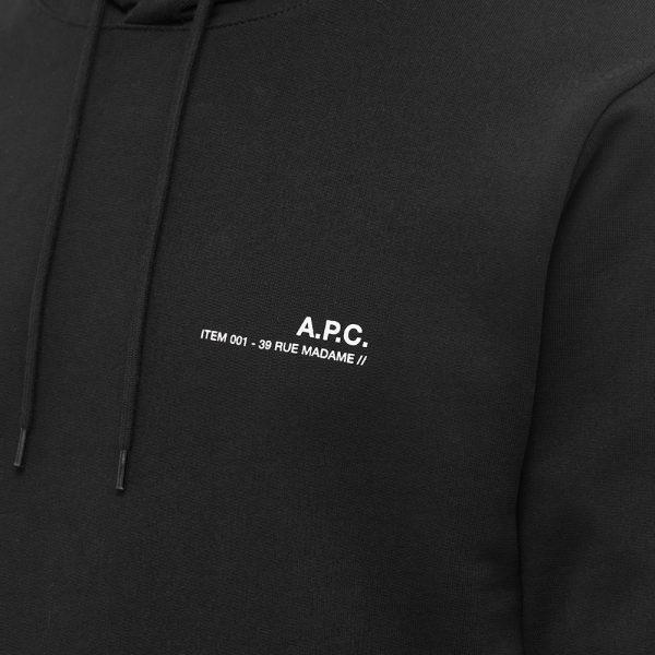 A.P.C. Item Logo Hoody
