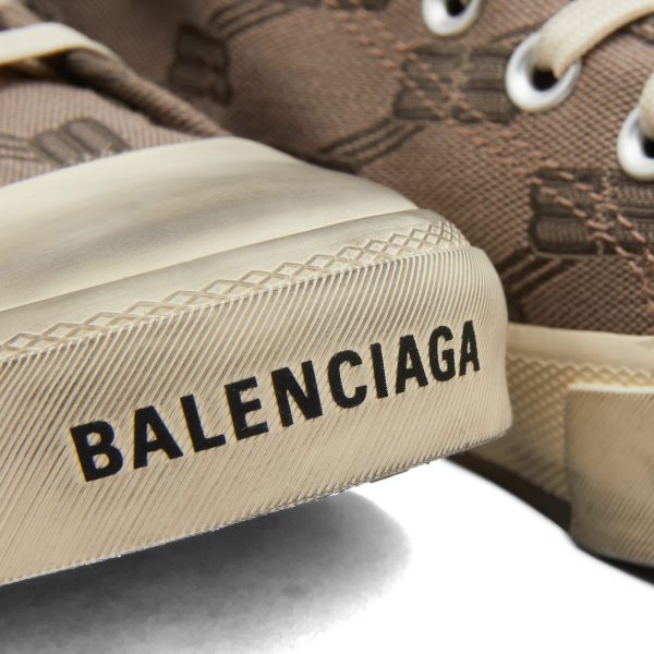 Balenciaga Paris High All-Over Logo Canvas Sneaker