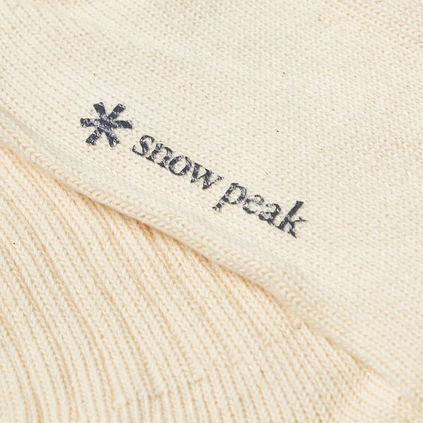 Snow Peak Recycled Cotton Sock