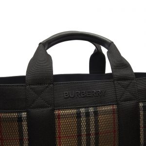 Burberry Ormond Overlay Check Tote Bag