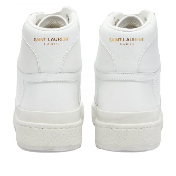 Saint Laurent Sl-24 Distressed Hi Sneaker