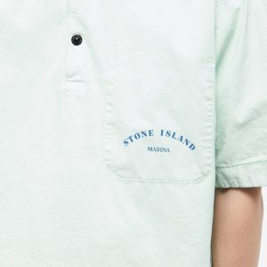 Stone Island Marina Chalk Plating Short Sleeve Shirt