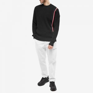 Moncler Tricolor Taping Crew Knit