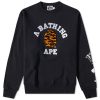 A Bathing Ape Tiger Camo College Relaxed Fit Crew Sweat