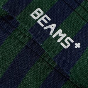 Beams Plus Stripe Rib Sock