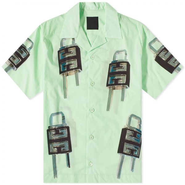 Givenchy 4G Lock Graphic Hawaiian Shirt
