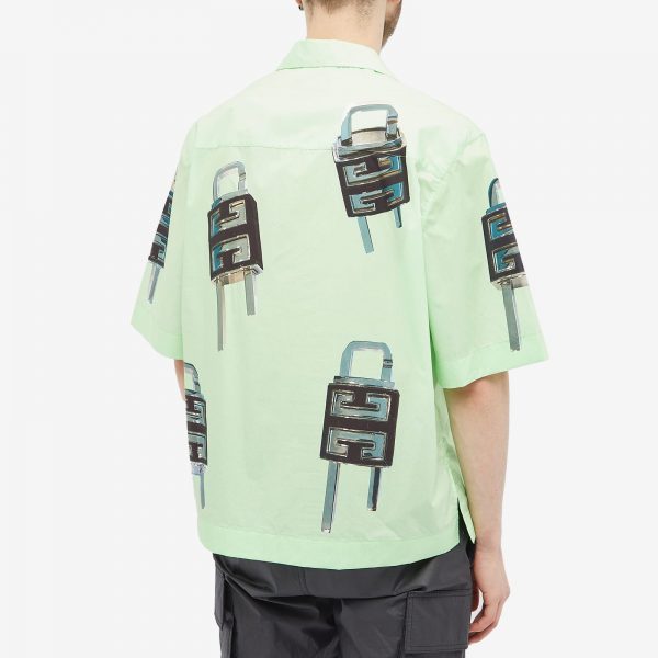 Givenchy 4G Lock Graphic Hawaiian Shirt