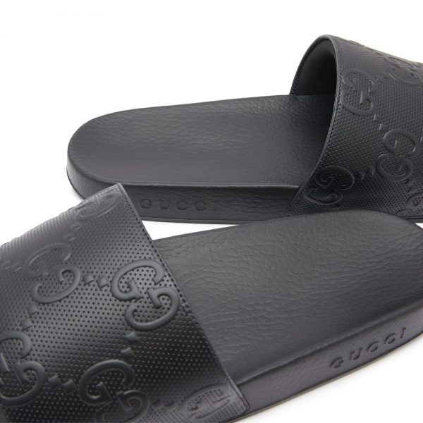 Gucci Pursuit GG Embossed Slide