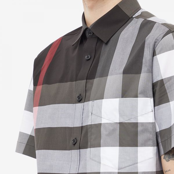 Burberry Short Sleeve Somerton Large Check Shirt