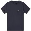 Fred Perry Tipped Pocket T-Shirt
