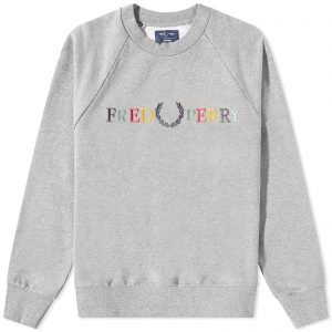 Fred Perry Embroidered Logo Crew Sweat