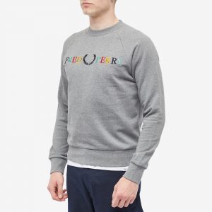 Fred Perry Embroidered Logo Crew Sweat