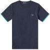 Fred Perry Tipped Cuff Pique T-Shirt