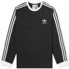 Adidas Long Sleeve 3 Stripe T-Shirt