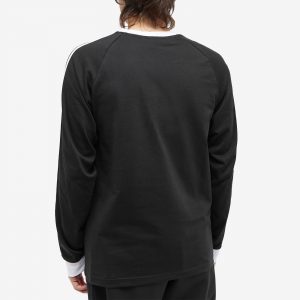 Adidas Long Sleeve 3 Stripe T-Shirt