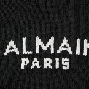 Balmain Merino Logo Crew Knit