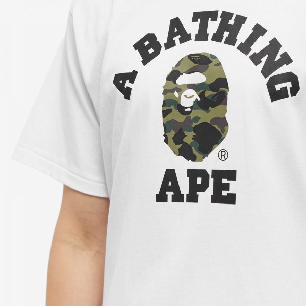 A Bathing Ape 1St Camo College T-Shirt