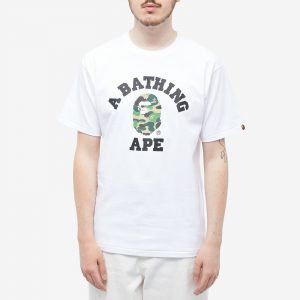 A Bathing Ape ABC Camo College T-Shirt