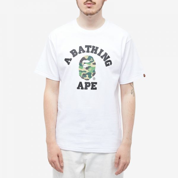 A Bathing Ape ABC Camo College T-Shirt