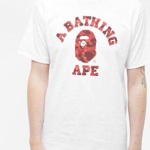 A Bathing Ape Colour Camo College T-Shirt