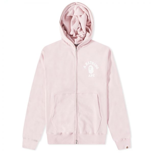 A Bathing Ape College Relaxed Fit Full Zip Hoody