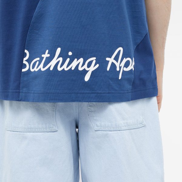 A Bathing Ape Cutting College Relaxed Fit T-Shirt