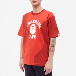 A Bathing Ape Cutting College Relaxed Fit T-Shirt