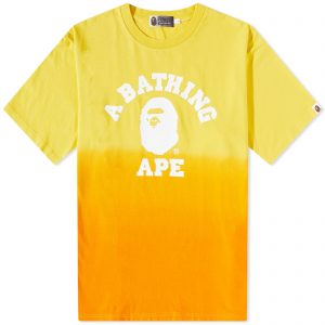 A Bathing Ape College Gradation Dyed T-Shirt