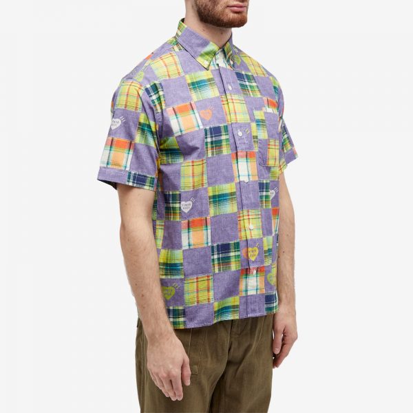 Human Made Short Sleeve Patchwork Print Shirt