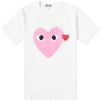 Comme des Garcons Play Red Heart Colour Heart T-Shirt