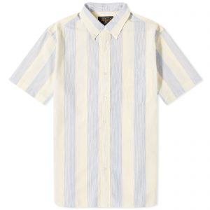 Beams Plus BD Short Sleeve Shadow Stripe Shirt