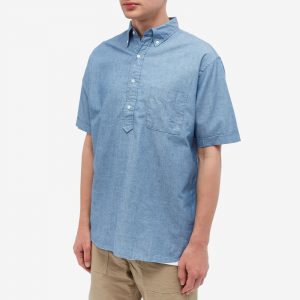Beams Plus B.D. Pullover Short Sleeve Chambray Shirt