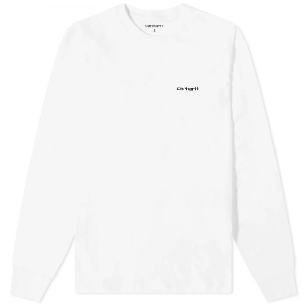 Carhartt WIP Long Sleeve Script Embroidery T-Shirt