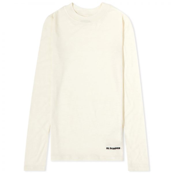 Jil Sander Plus Long Sleeve Top With Small Logo
