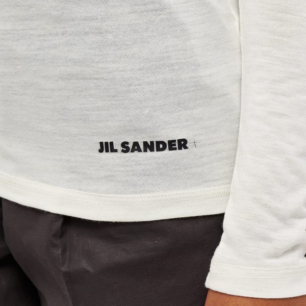 Jil Sander Plus Long Sleeve Top With Small Logo