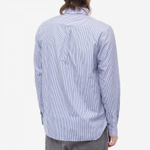 Beams Plus Button Down Block Stripe Shirt