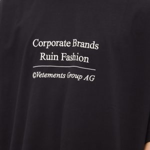 VETEMENTS Corporate Brand T-Shirt