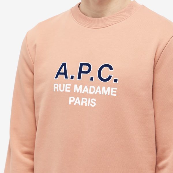 A.P.C. Madame Logo Crew Sweat